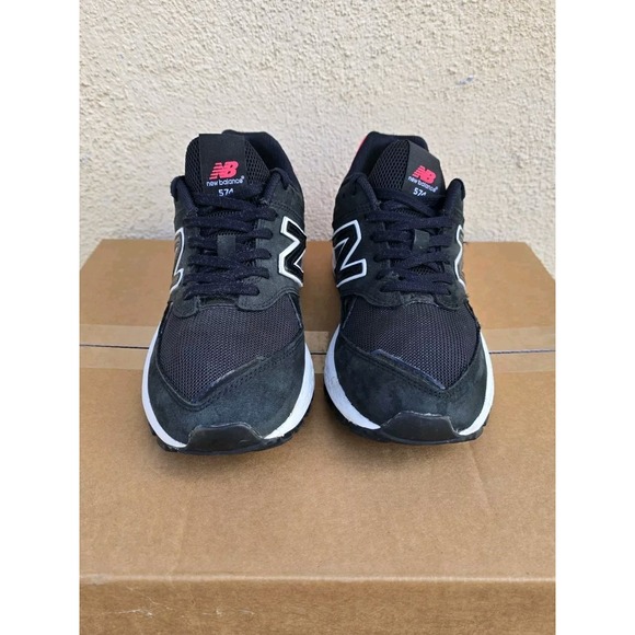 New Balance 574 Black Pink Womens Size 8 Athletic Shoes Sneakers WS574FGB - Picture 3 of 12